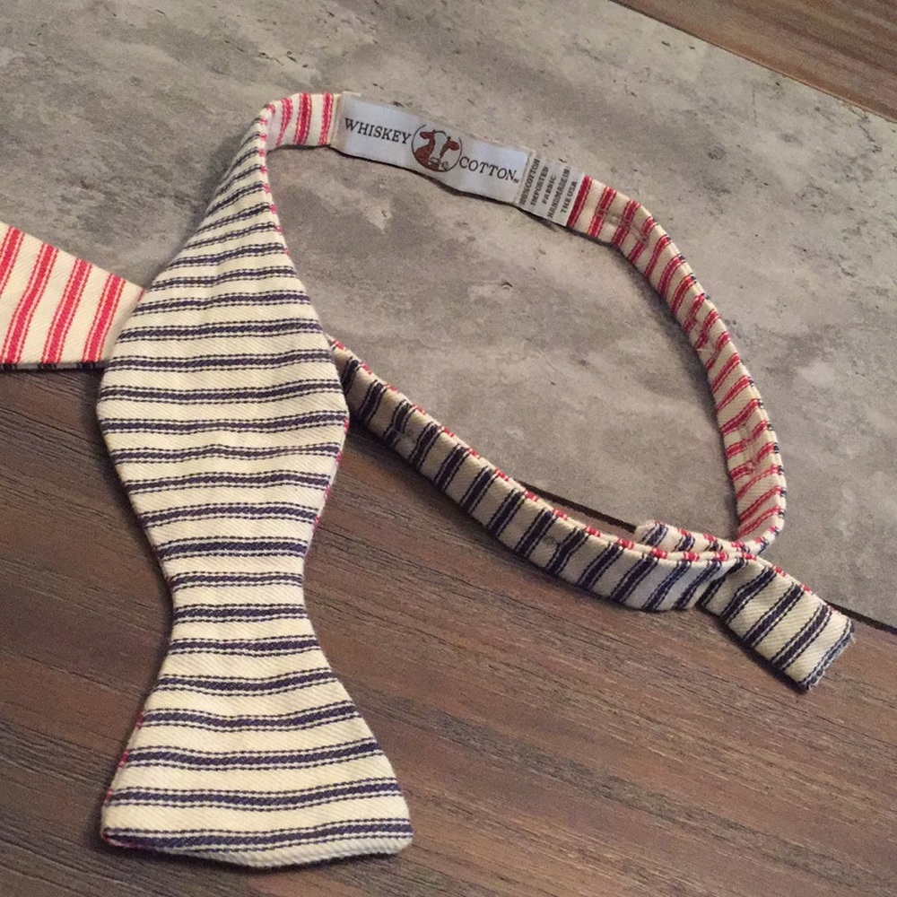 Whiskey Cotton bow tie